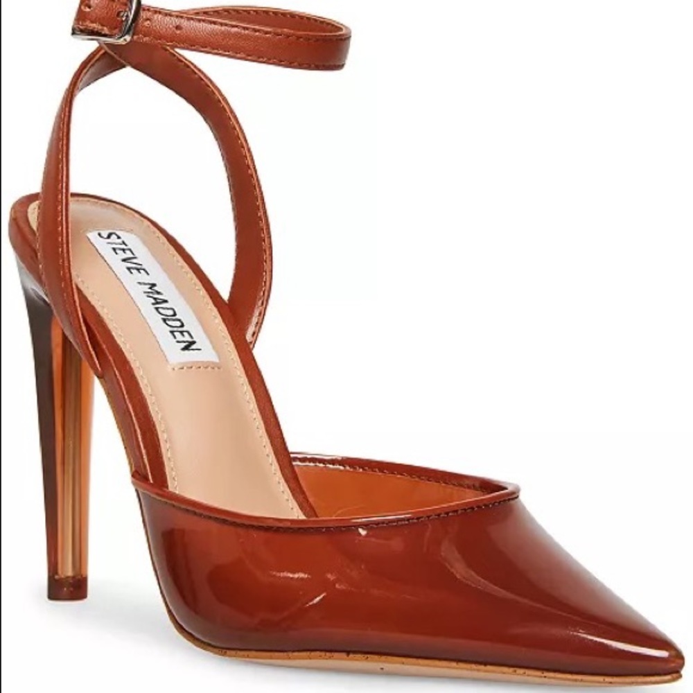 NEW Steve Madden Women's Alessi Vinyl Two-Piece Pumps